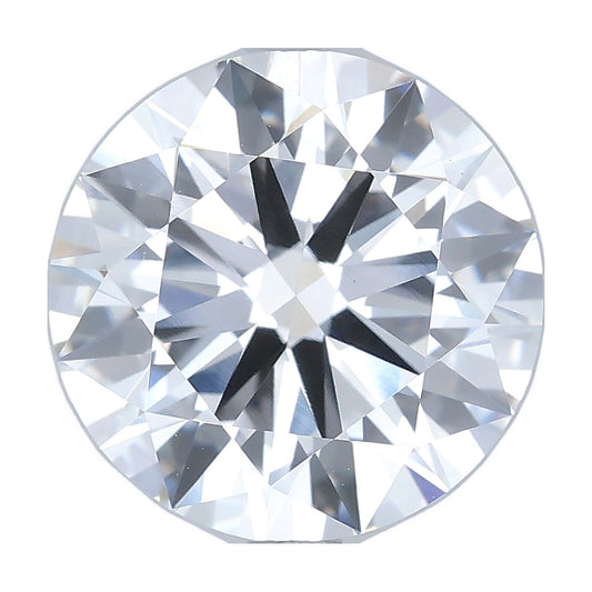 4.01 ct round lab-grown diamond, E color, VVS2 clarity, IGI certified, still from its 360° video