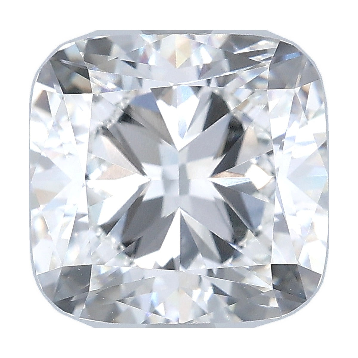 4.02 ct cushion lab-grown diamond, F color, VVS2 clarity, IGI certified, still from its 360° video