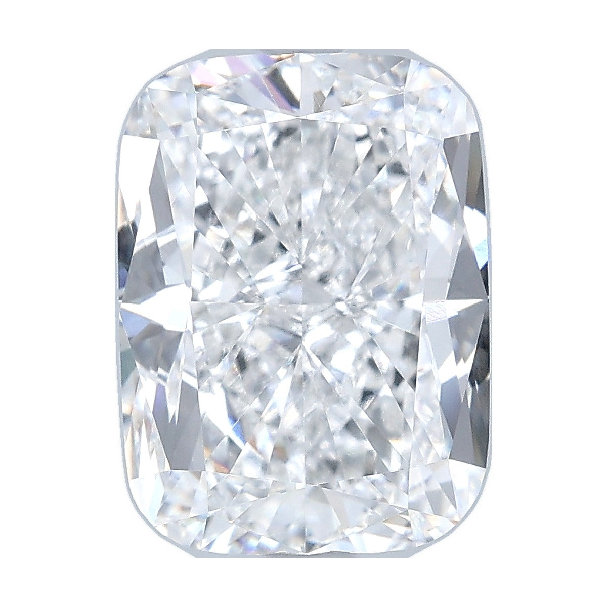 4.02 ct elongated cushion lab-grown diamond, D color, VVS2 clarity, IGI certified, still from its 360° video