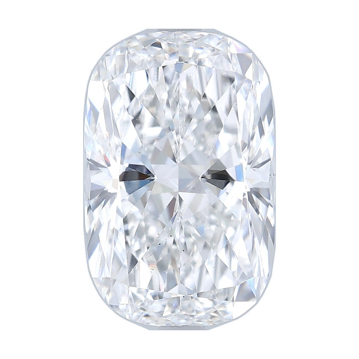 4.02 ct elongated cushion lab-grown diamond, E color, VS2 clarity, IGI certified, still from its 360° video