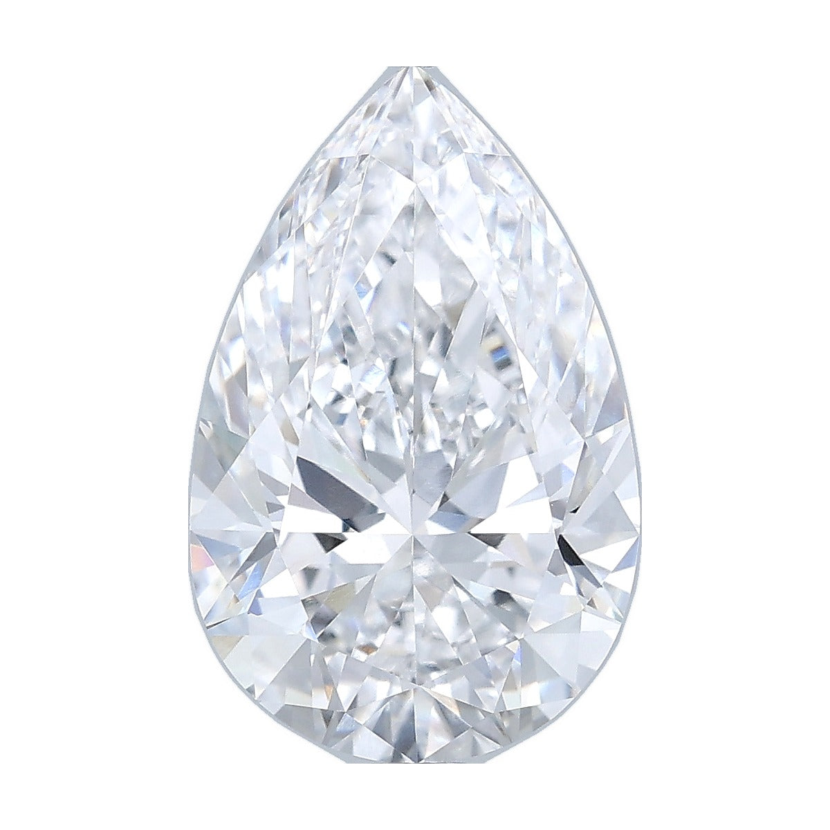 4.02 ct pear lab-grown diamond, D color, VVS1 clarity, IGI certified, still from its 360° video