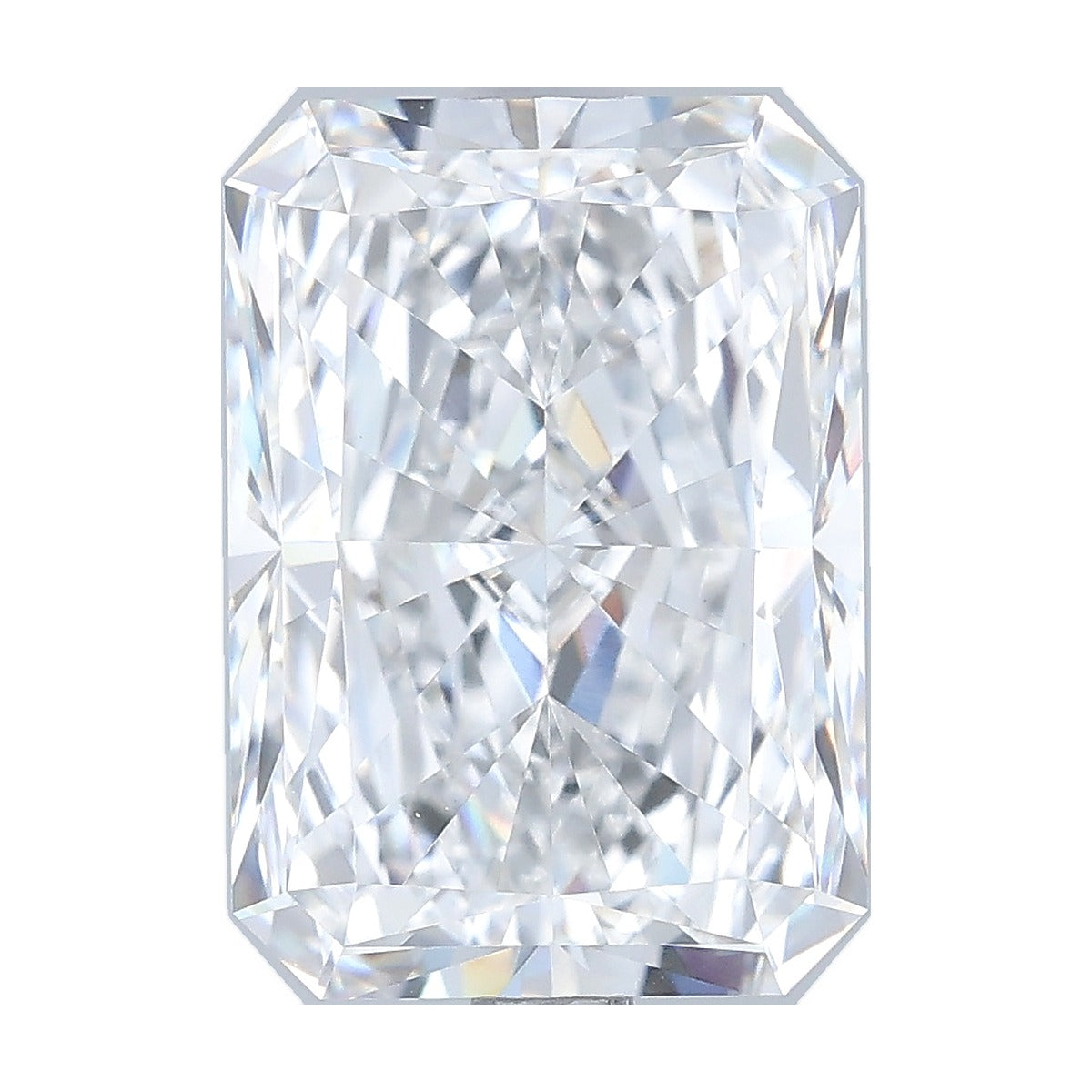 4.02 ct radiant lab-grown diamond, D color, VVS2 clarity, IGI certified, still from its 360° video