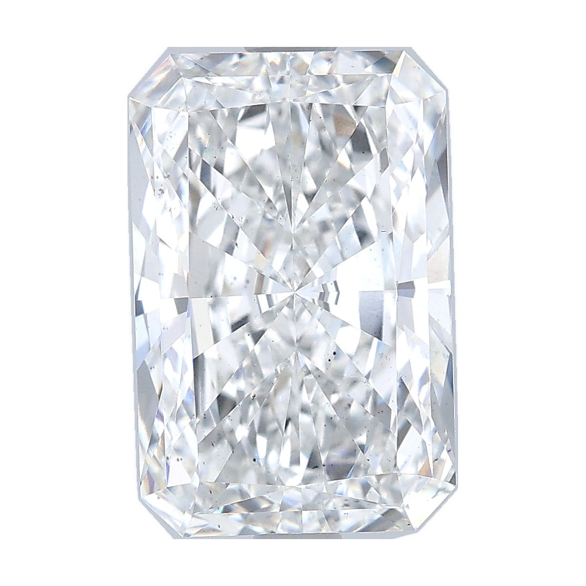 4.02 ct radiant lab-grown diamond, E color, SI1 clarity, IGI certified, still from its 360° video