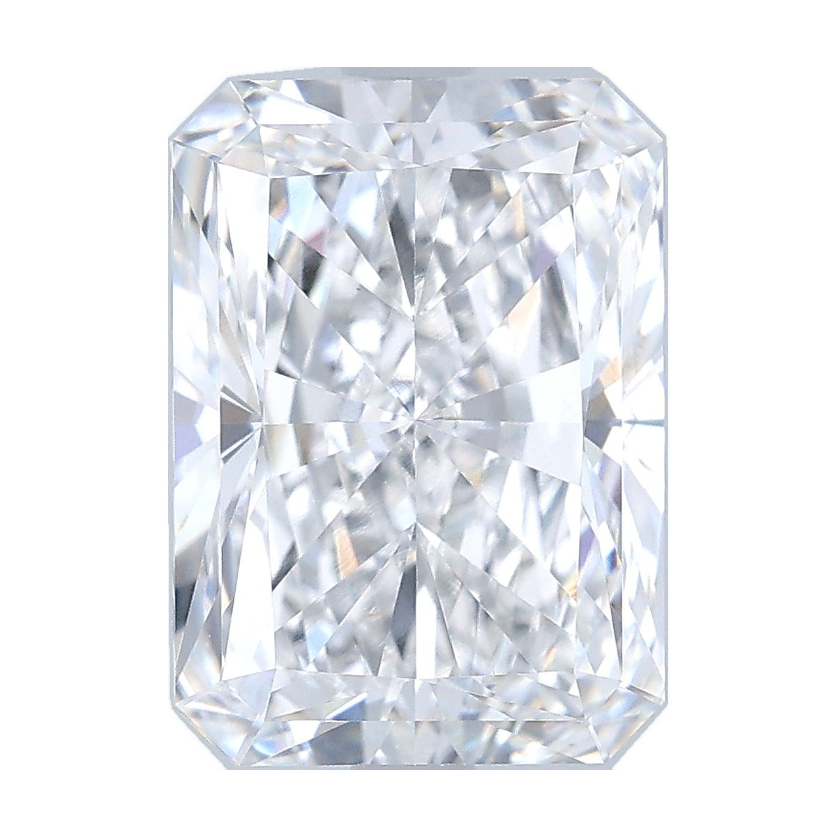 4.02 ct radiant lab-grown diamond, E color, VVS2 clarity, GIA certified, still from its 360° video