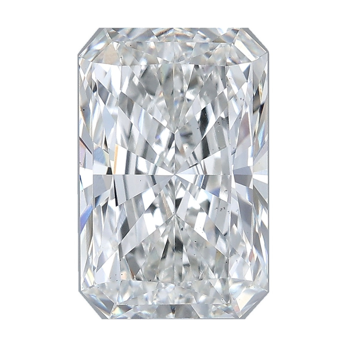 4.02 ct radiant lab-grown diamond, F color, VS2 clarity, IGI certified, still from its 360° video