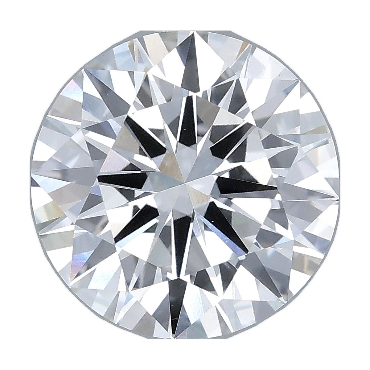 4.02 ct round lab-grown diamond, D color, VVS2 clarity, IGI certified, still from its 360° video