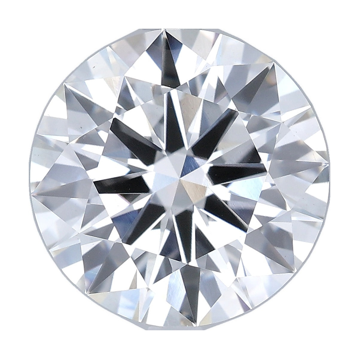 4.02 ct round lab-grown diamond, F color, VS1 clarity, IGI certified, still from its 360° video