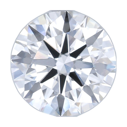 4.02 ct round lab-grown diamond, F color, VVS2 clarity, IGI certified, still from its 360° video