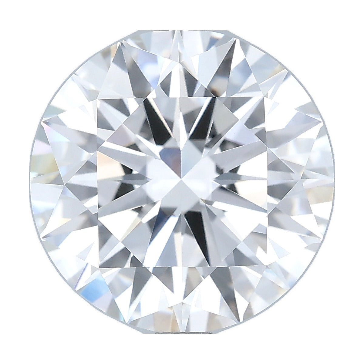 4.02 ct round lab-grown diamond, G color, VVS2 clarity, IGI certified, still from its 360° video