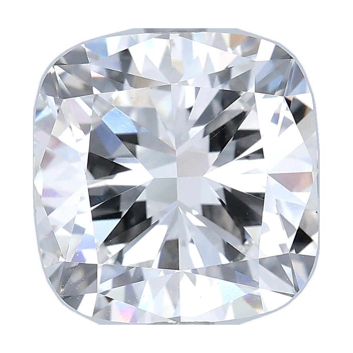 4.03 ct cushion lab-grown diamond, F color, VS1 clarity, IGI certified, still from its 360° video