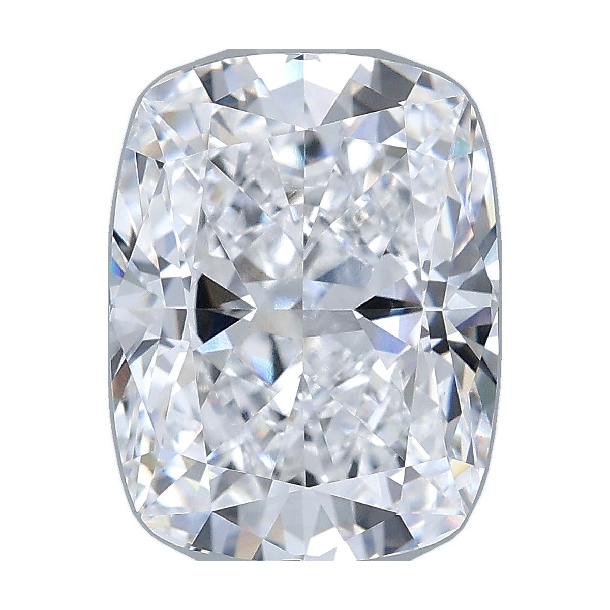 4.03 ct elongated cushion lab-grown diamond, D color, VVS1 clarity, IGI certified, still from its 360° video