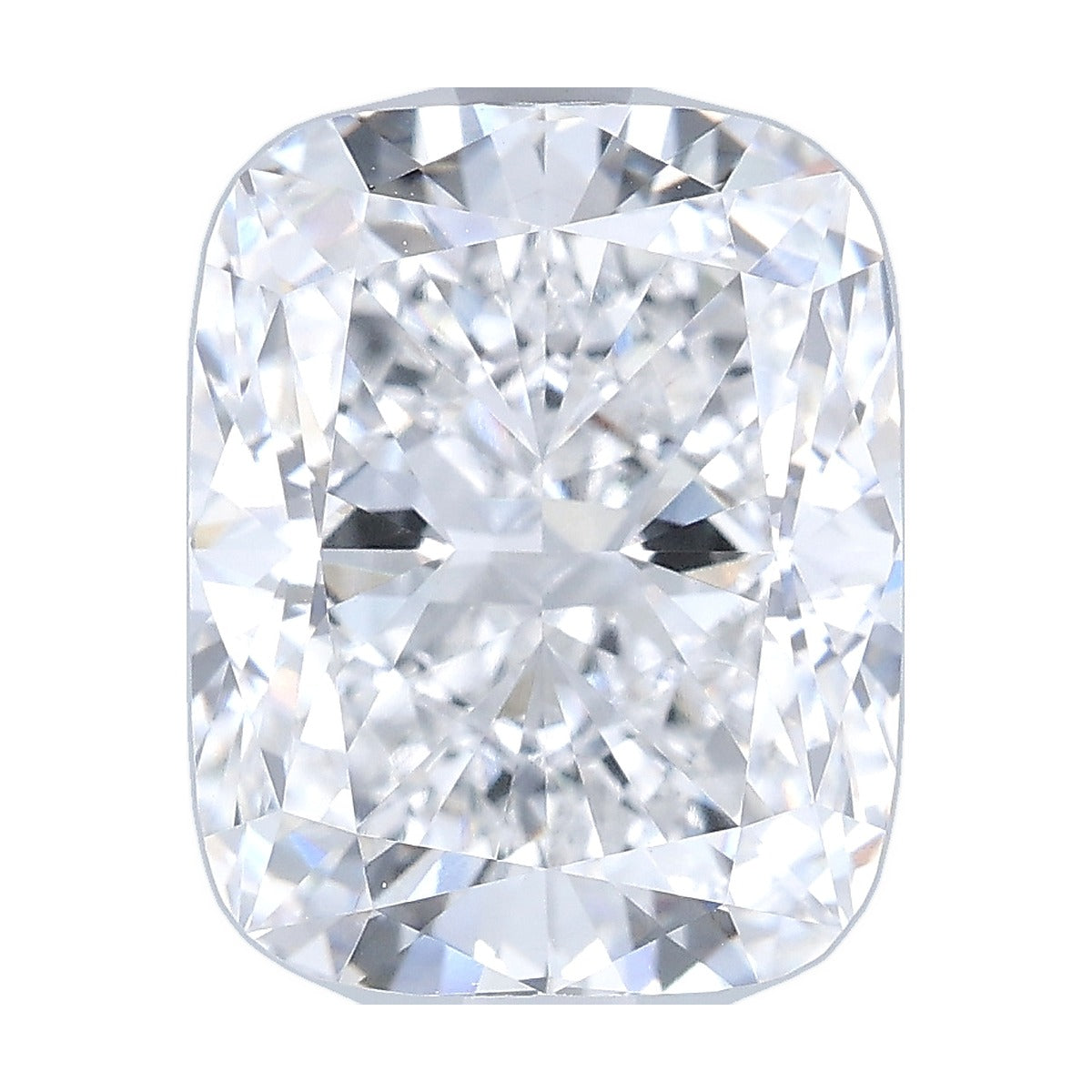 4.03 ct elongated cushion lab-grown diamond, D color, VVS2 clarity, IGI certified, still from its 360° video