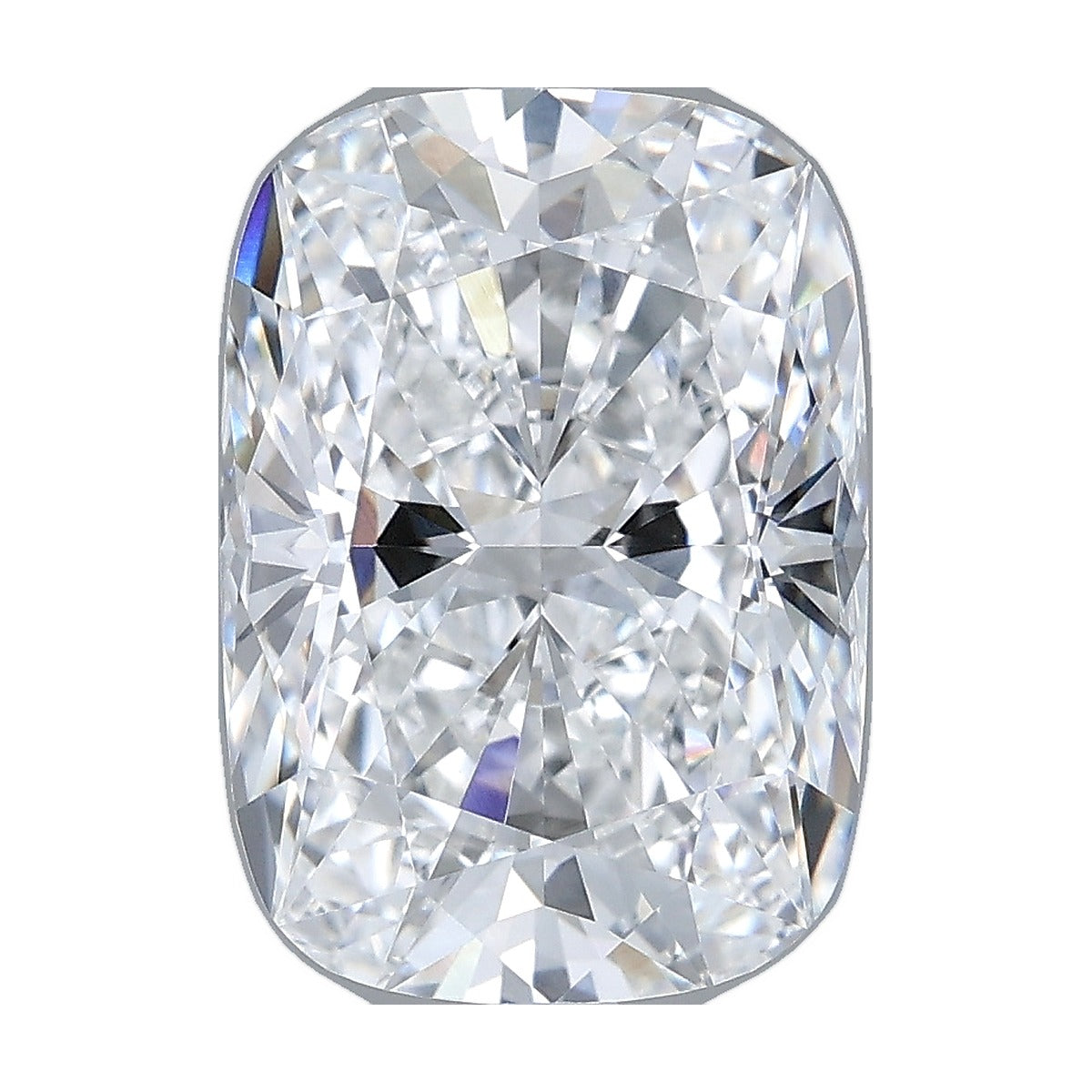 4.03 ct elongated cushion lab-grown diamond, E color, VVS2 clarity, IGI certified, still from its 360° video