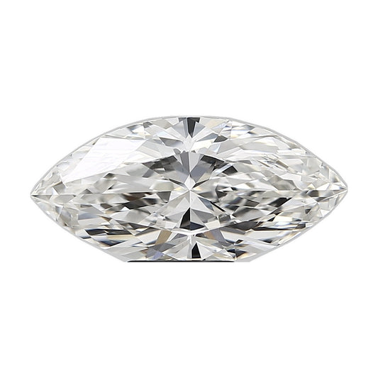 4.03 ct marquise lab-grown diamond, F color, VS1 clarity, IGI certified, still from its 360° video