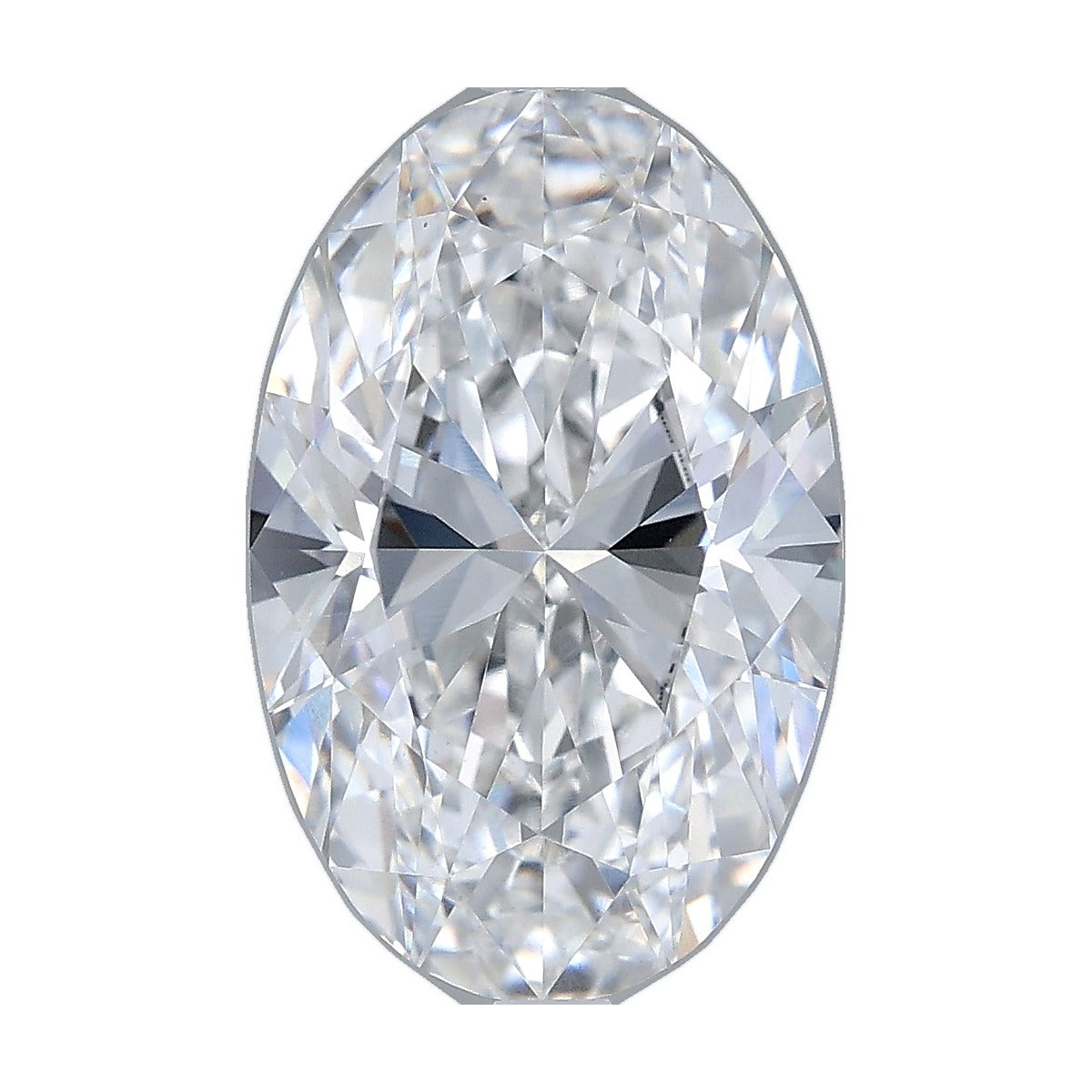 4.03 ct oval lab-grown diamond, D color, VVS2 clarity, IGI certified, still from its 360° video