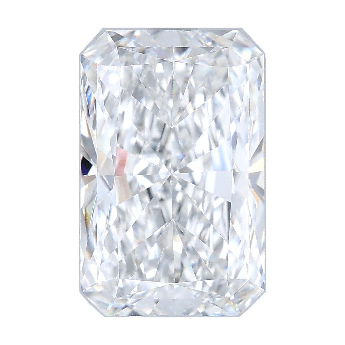 4.03 ct radiant lab-grown diamond, D color, VS1 clarity, IGI certified, still from its 360° video