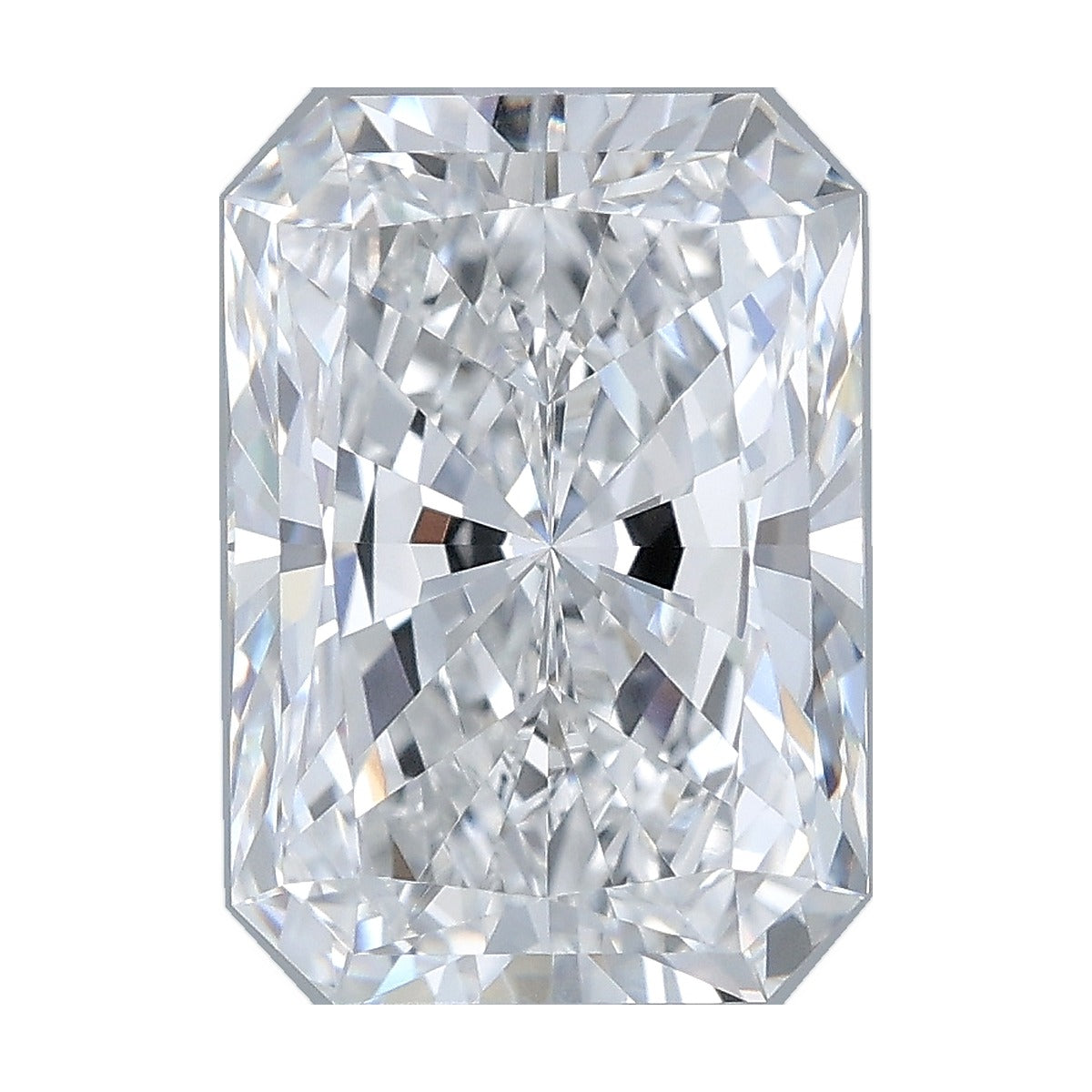 4.03 ct radiant lab-grown diamond, E color, VVS1 clarity, IGI certified, still from its 360° video