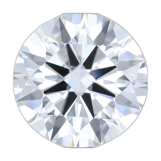 4.03 ct round lab-grown diamond, F color, VS1 clarity, IGI certified, still from its 360° video