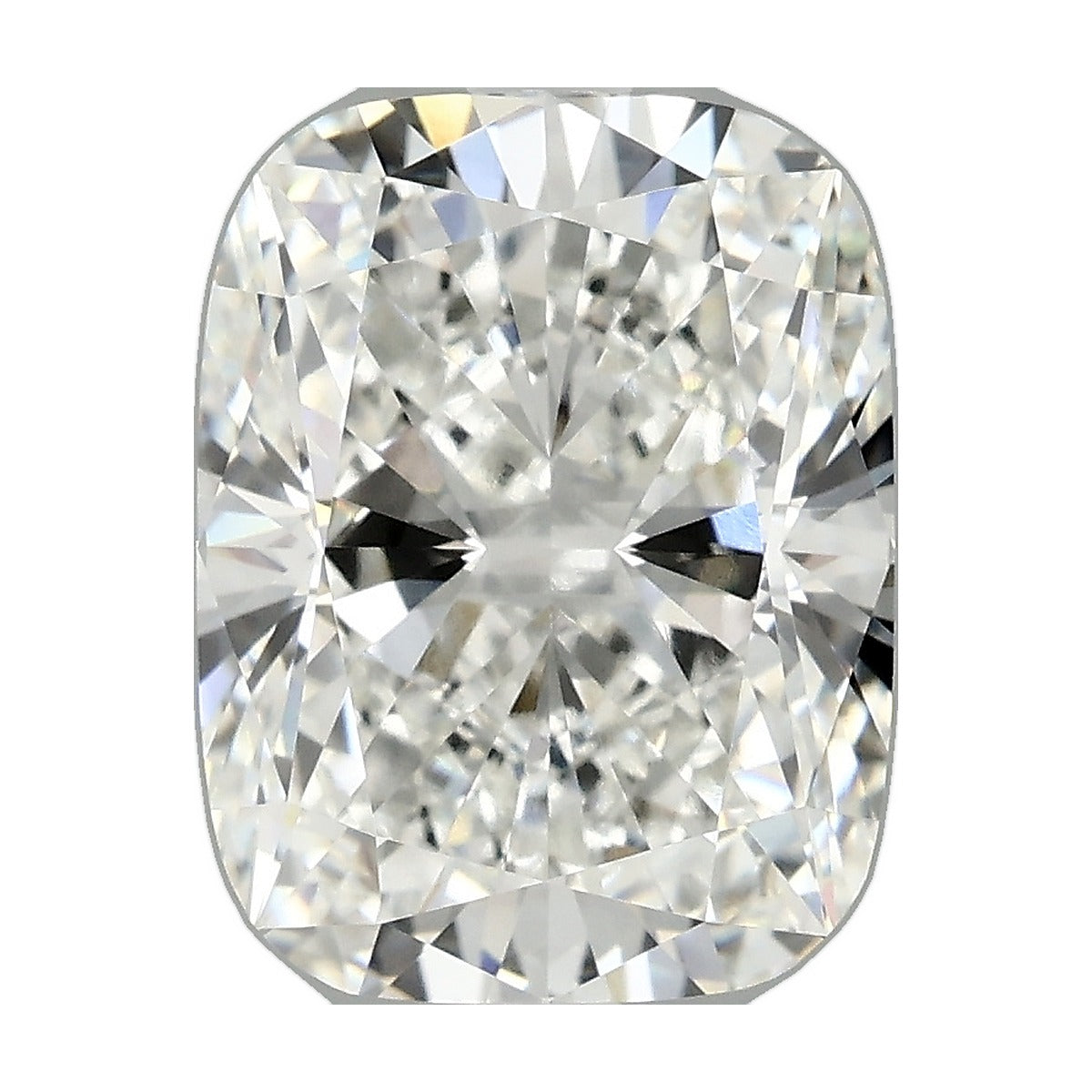 4.04 ct elongated cushion lab-grown diamond, F color, VVS1 clarity, IGI certified, still from its 360° video