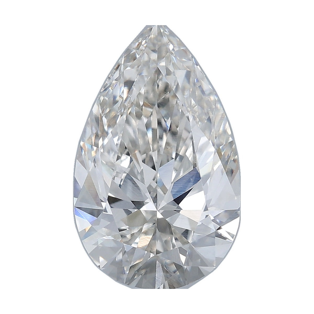 4.04 ct pear lab-grown diamond, G color, VVS2 clarity, IGI certified, still from its 360° video