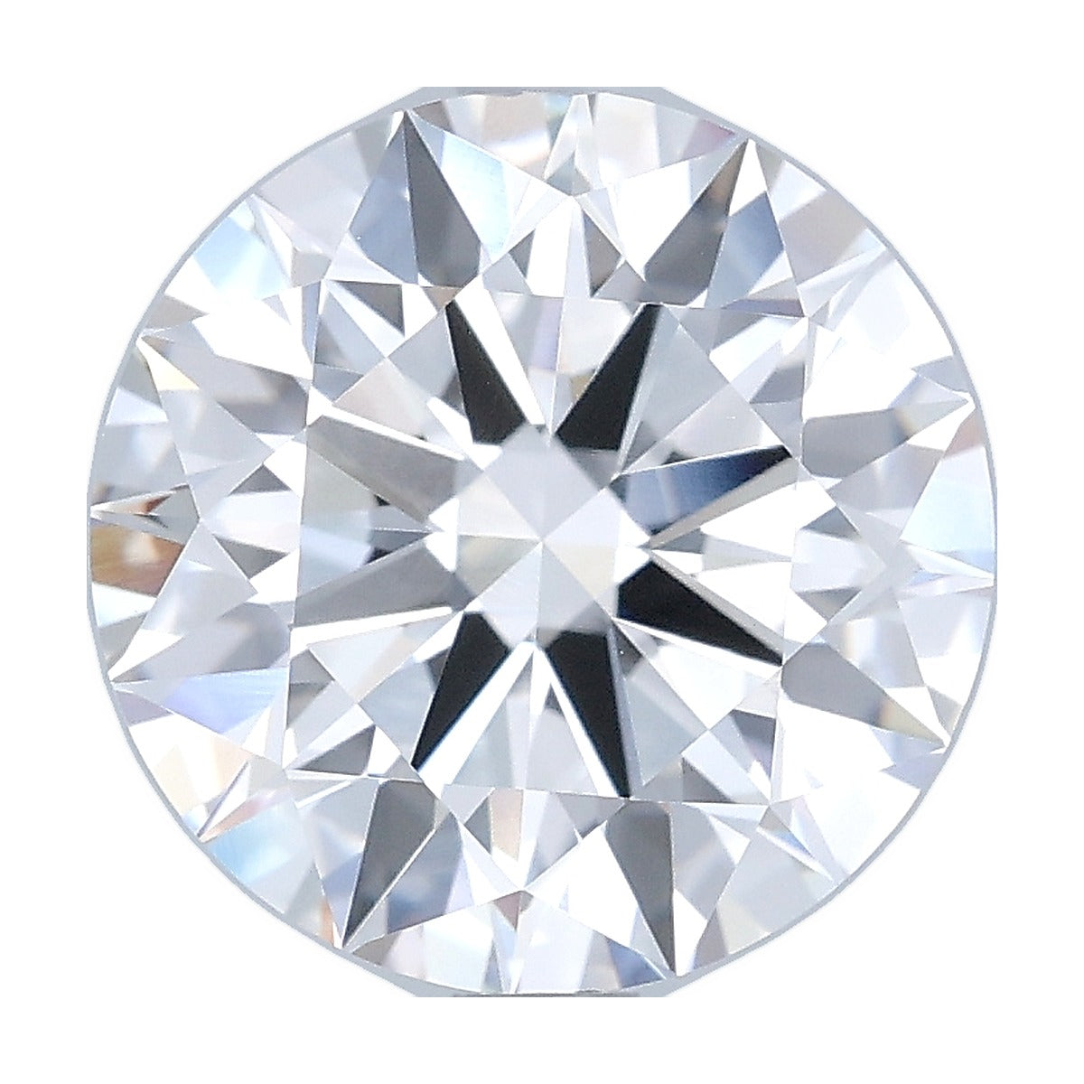 4.04 ct round lab-grown diamond, F color, VVS2 clarity, GIA certified, still from its 360° video