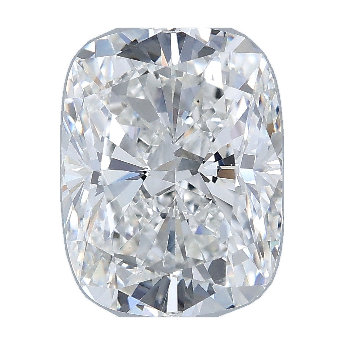 4.05 ct elongated cushion lab-grown diamond, E color, VS1 clarity, IGI certified, still from its 360° video