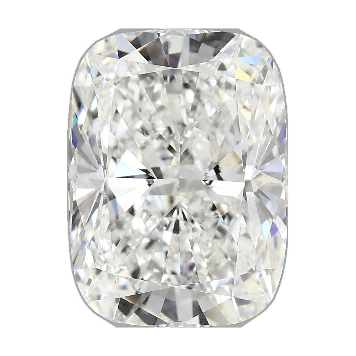 4.05 ct elongated cushion lab-grown diamond, E color, VVS1 clarity, IGI certified, still from its 360° video