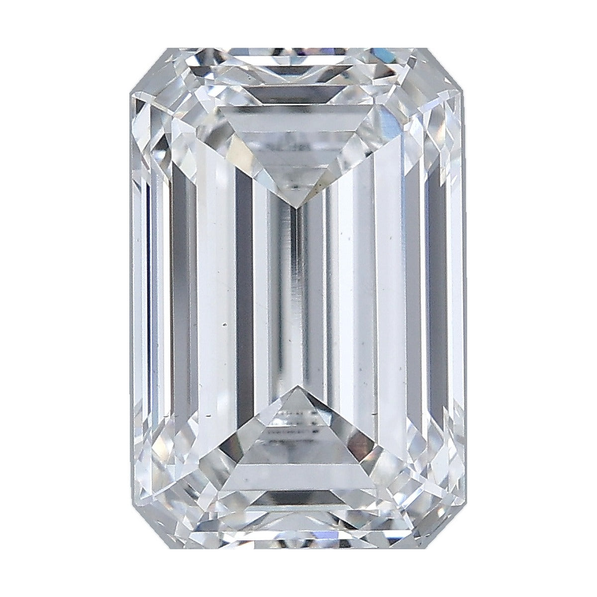 4.05 ct emerald lab-grown diamond, E color, VS1 clarity, IGI certified, still from its 360° video
