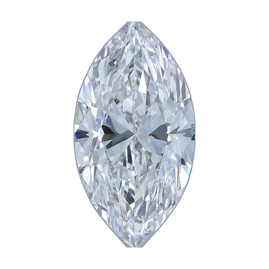 4.05 ct marquise lab-grown diamond, E color, VVS2 clarity, IGI certified, still from its 360° video
