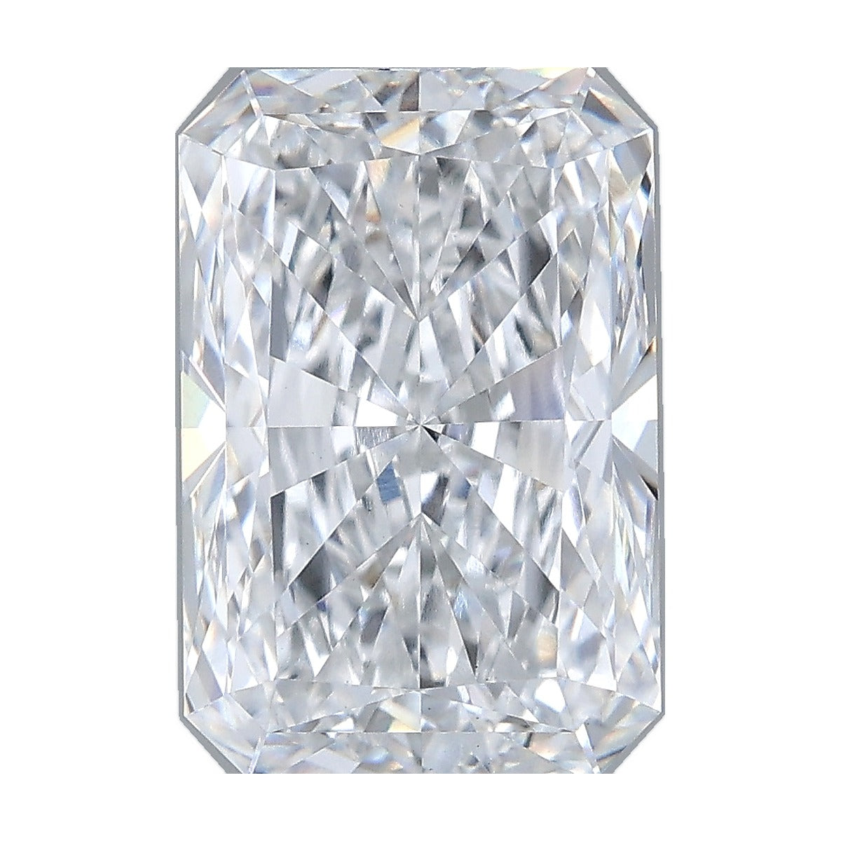 4.05 ct radiant lab-grown diamond, D color, VS1 clarity, IGI certified, still from its 360° video