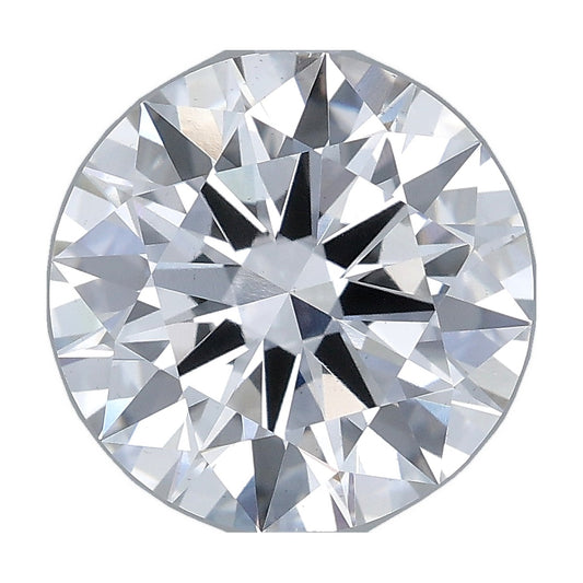 4.05 ct round lab-grown diamond, E color, VS1 clarity, IGI certified, still from its 360° video