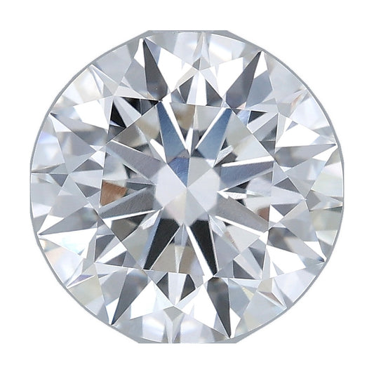 4.05 ct round lab-grown diamond, E color, VVS2 clarity, IGI certified, still from its 360° video