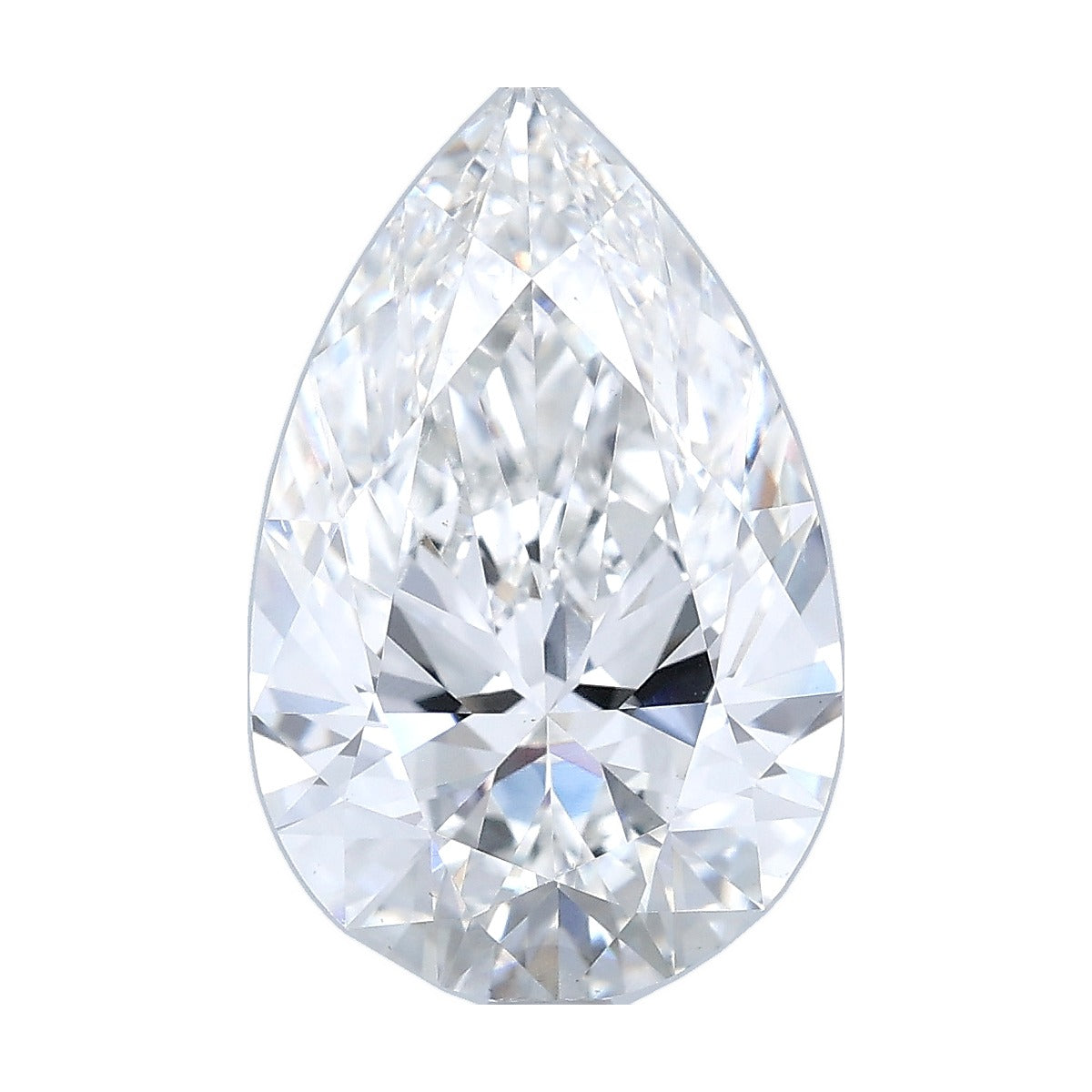 4.06 ct pear lab-grown diamond, F color, VS1 clarity, IGI certified, still from its 360° video