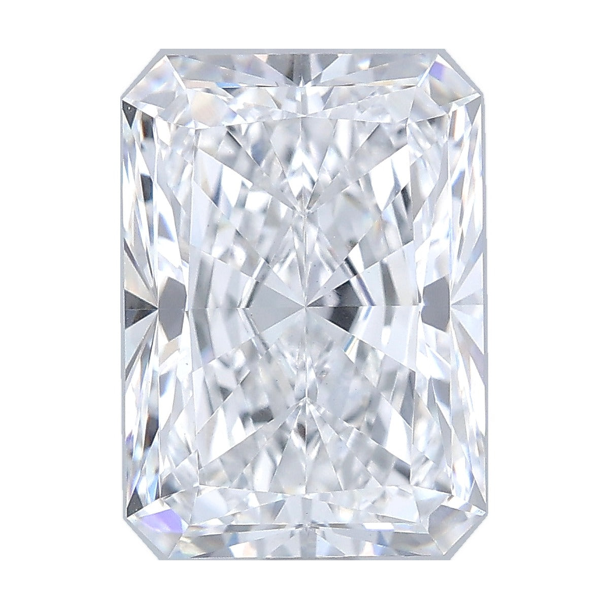 4.06 ct radiant lab-grown diamond, D color, VS1 clarity, GIA certified, still from its 360° video