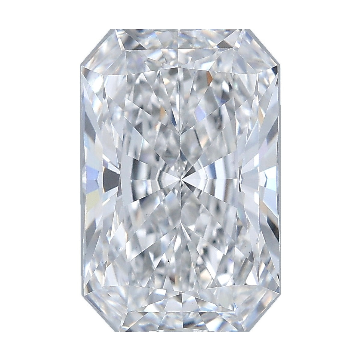 4.06 ct radiant lab-grown diamond, D color, VS1 clarity, IGI certified, still from its 360° video