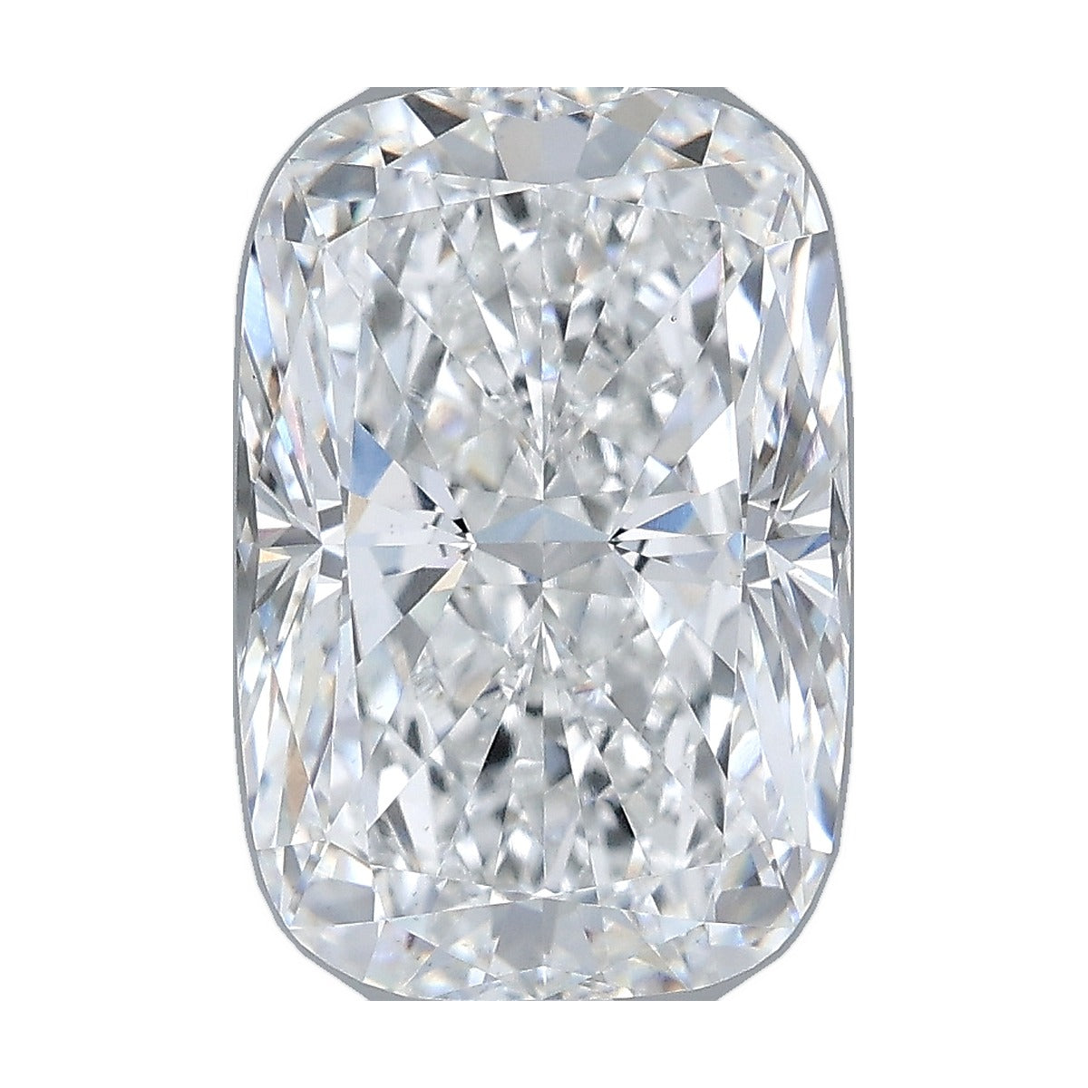 4.07 ct elongated cushion lab-grown diamond, E color, VS1 clarity, IGI certified, still from its 360° video