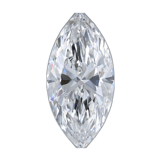 4.07 ct marquise lab-grown diamond, E color, VVS2 clarity, IGI certified, still from its 360° video