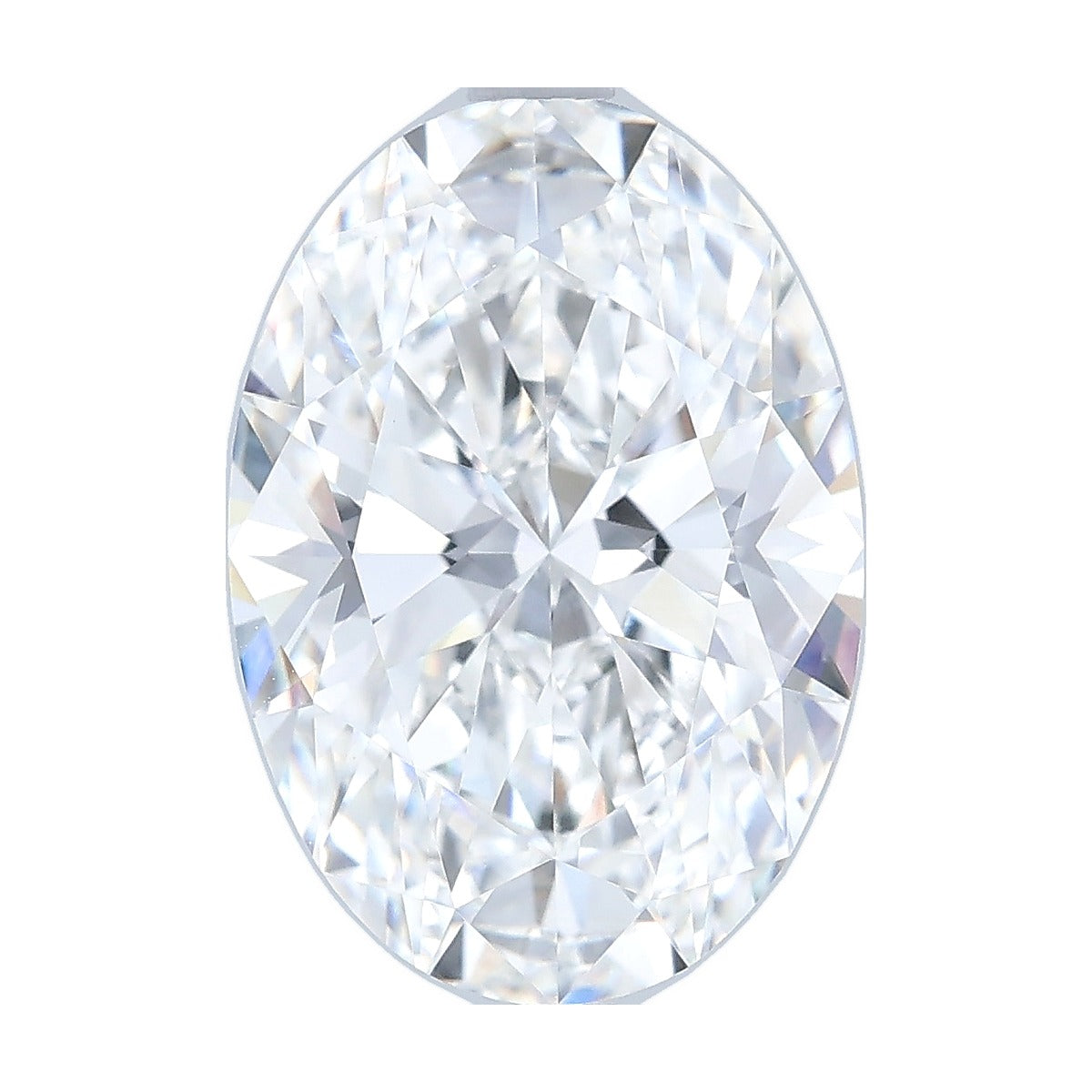 4.07 ct oval lab-grown diamond, D color, VVS1 clarity, IGI certified, still from its 360° video