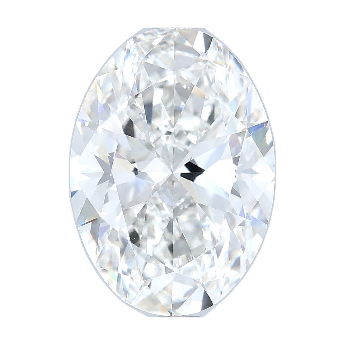 4.07 ct oval lab-grown diamond, F color, VVS2 clarity, IGI certified, still from its 360° video