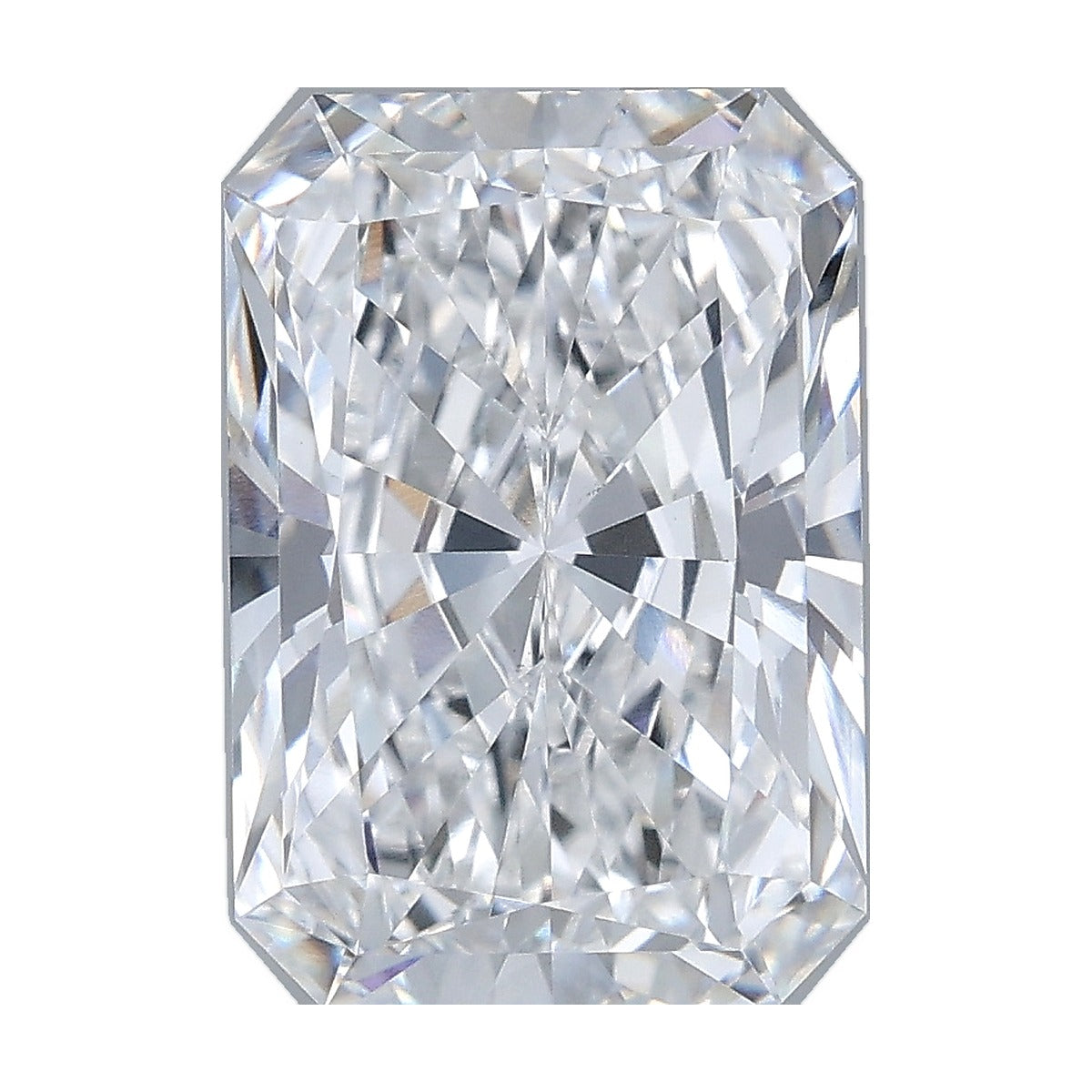 4.07 ct radiant lab-grown diamond, D color, VS1 clarity, IGI certified, still from its 360° video