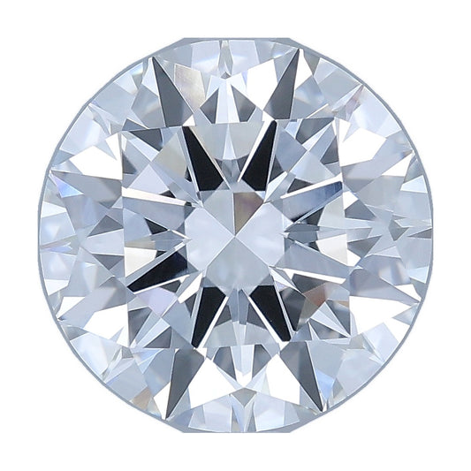 4.07 ct round lab-grown diamond, D color, VVS2 clarity, IGI certified, still from its 360° video