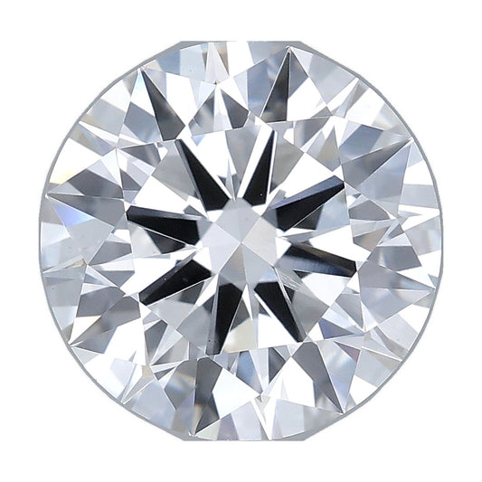 4.07 ct round lab-grown diamond, E color, VS1 clarity, IGI certified, still from its 360° video