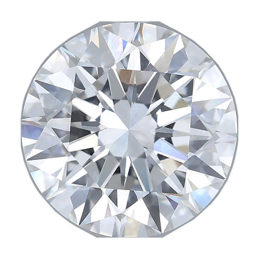 4.07 ct round lab-grown diamond, E color, VVS2 clarity, IGI certified, still from its 360° video