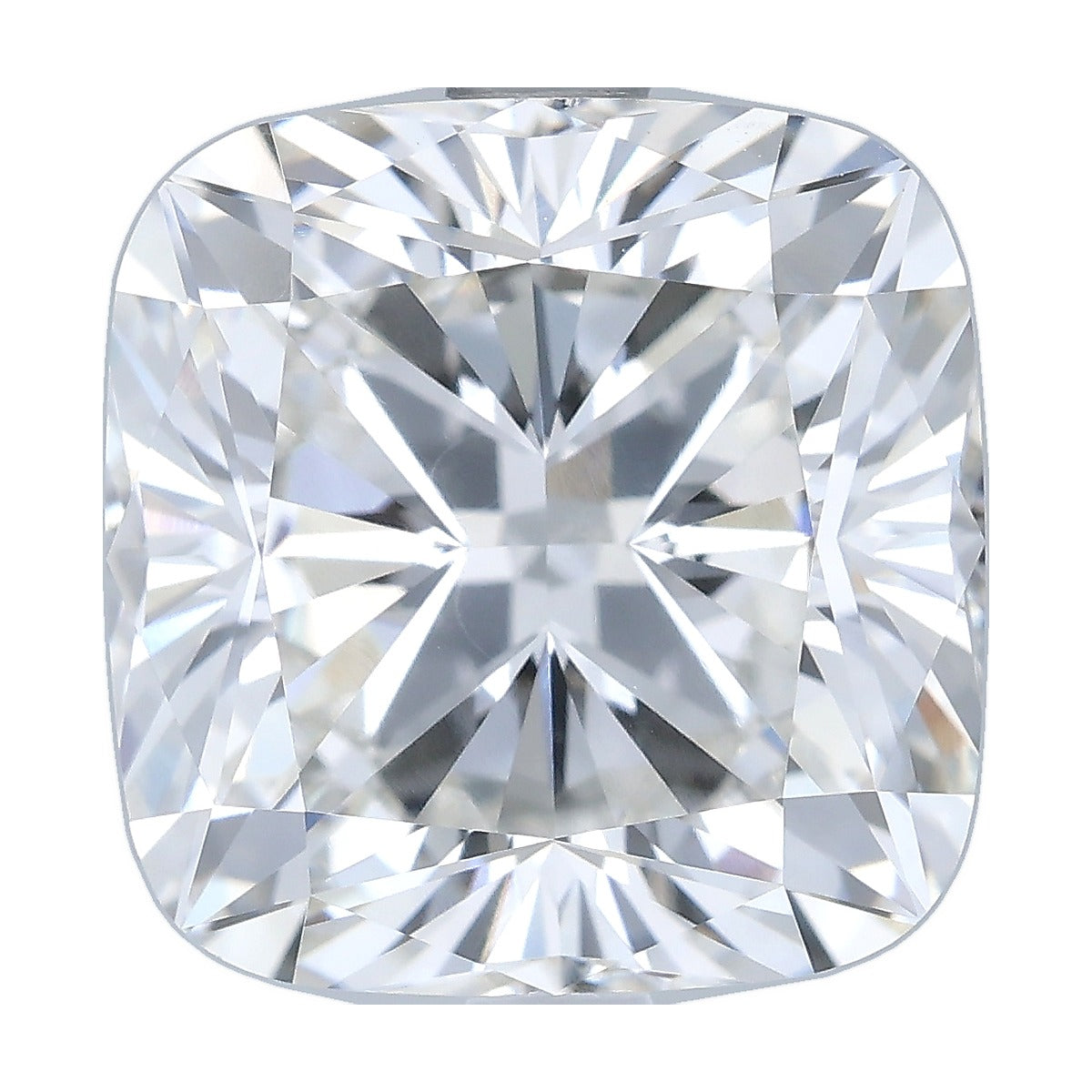 4.08 ct cushion lab-grown diamond, G color, VVS2 clarity, IGI certified, still from its 360° video