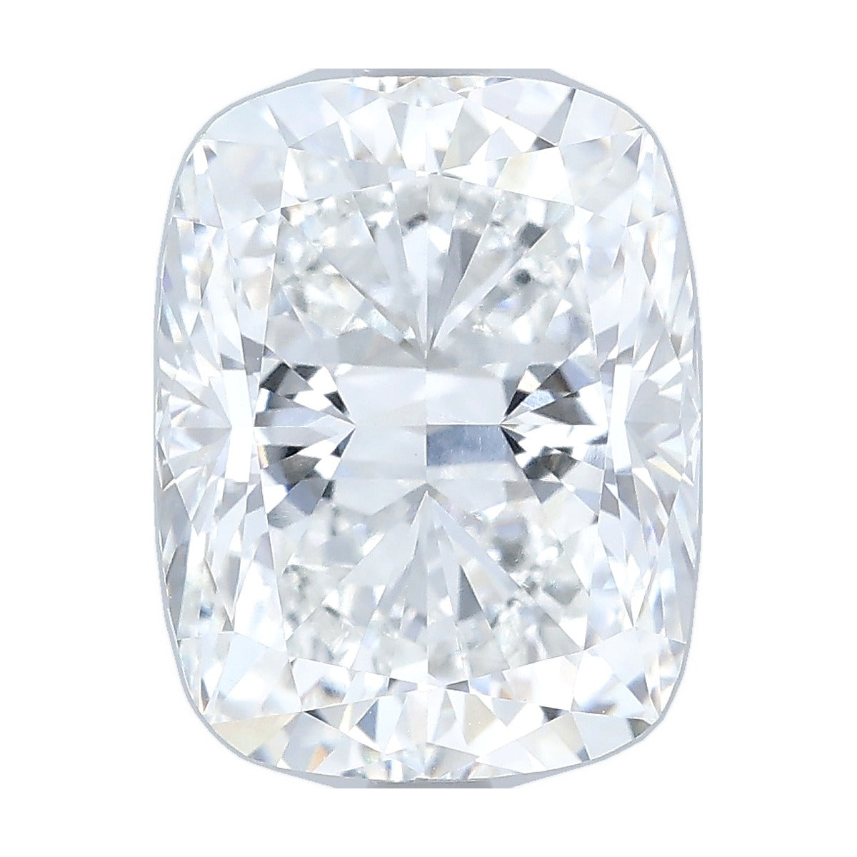 4.08 ct elongated cushion lab-grown diamond, F color, VVS2 clarity, IGI certified, still from its 360° video