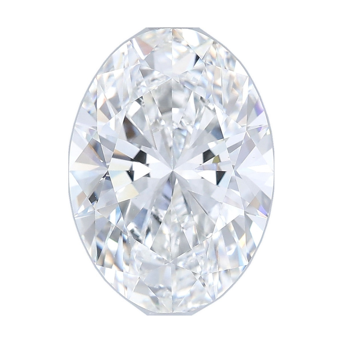 4.08 ct oval lab-grown diamond, F color, VVS2 clarity, IGI certified, still from its 360° video