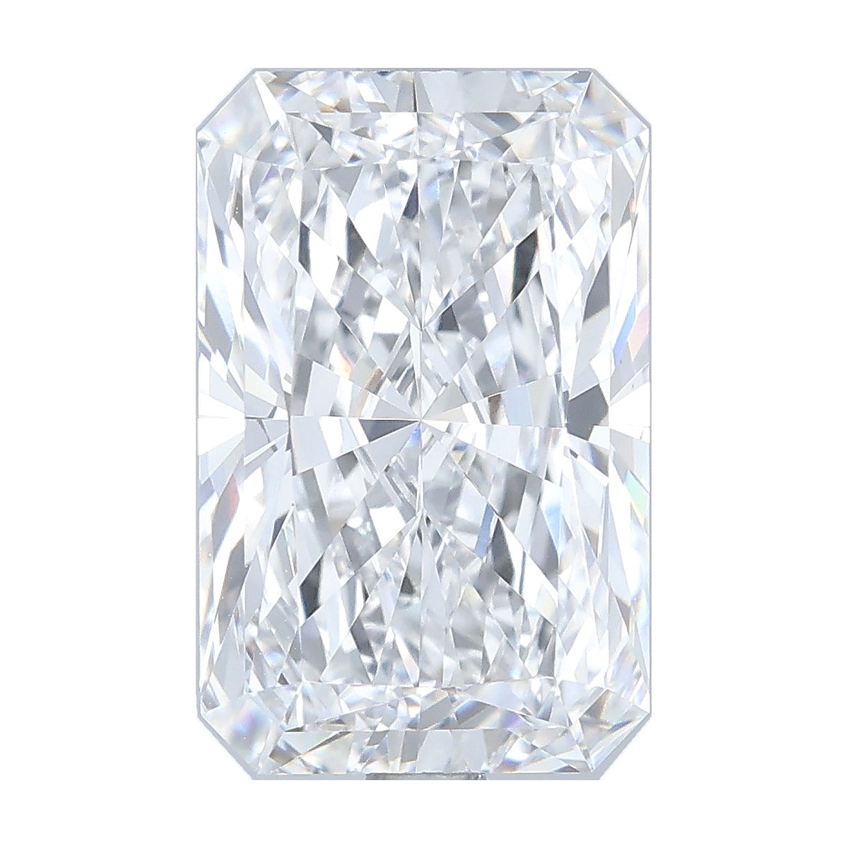 4.08 ct radiant lab-grown diamond, D color, VVS1 clarity, IGI certified, still from its 360° video