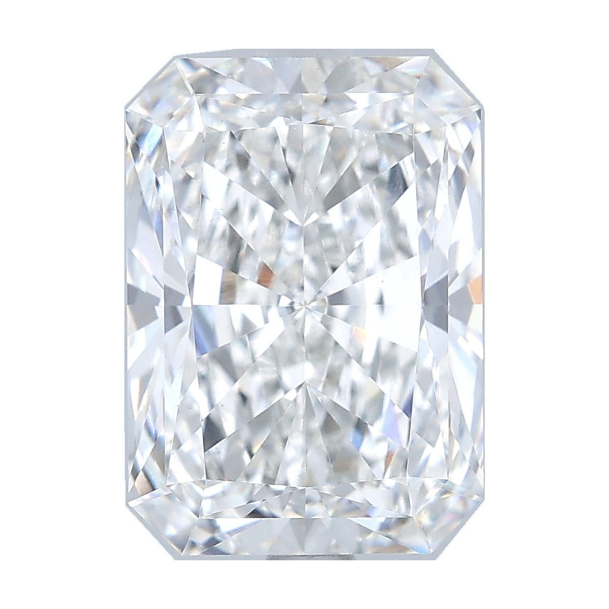 4.08 ct radiant lab-grown diamond, F color, VS1 clarity, GIA certified, still from its 360° video