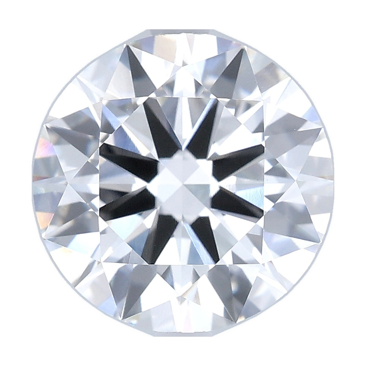 4.08 ct round lab-grown diamond, E color, VVS2 clarity, IGI certified, still from its 360° video