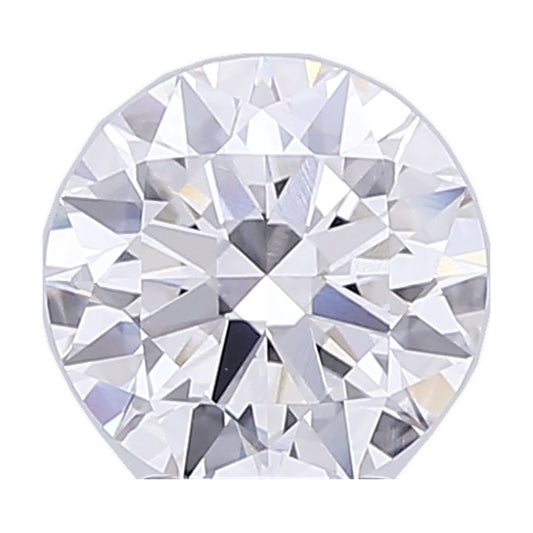 4.08 ct round lab-grown diamond, E color, VVS2 clarity, IGI certified, still from its 360° video
